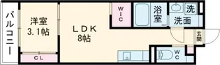 S-MOVE大阪鶴見【4階】の間取り