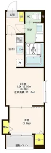 ハーモニーテラス切戸町II【1階】の間取り
