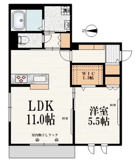 プレアデス【1階】の間取り