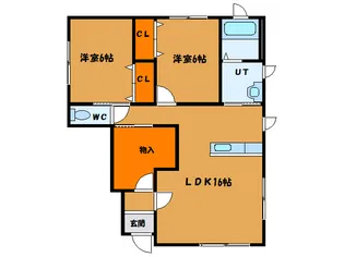 フェリオ【1階】の間取り