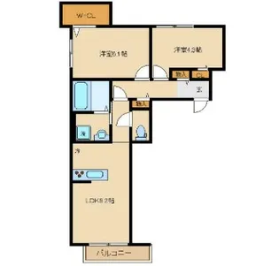 戸越B.I.G. RESIDENCE【3階】の間取り