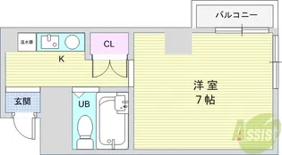ベルズコート【3階】の間取り
