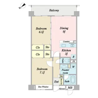 Maison de Lys【4階】の間取り