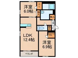 La fleur【1階】の間取り