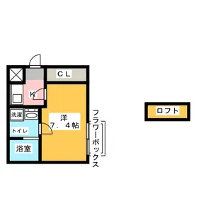 ソリッドキフネ【1階】の間取り