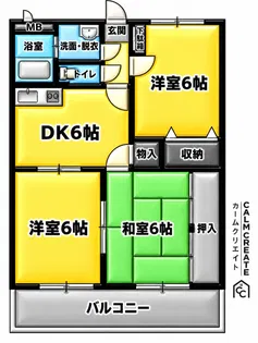 ユーミー岩井東町【3階】の間取り