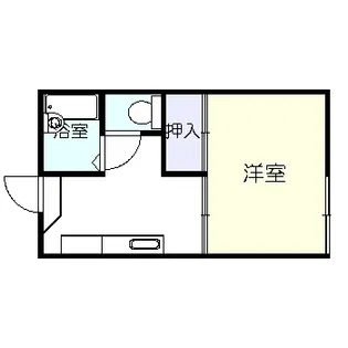 エーケーハイツF【2階】の間取り