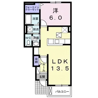 プリムラIII【1階】の間取り