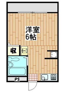 グランデュール白楽【1階】の間取り