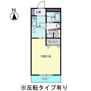 フェリーチェ進栄【3階】の間取り