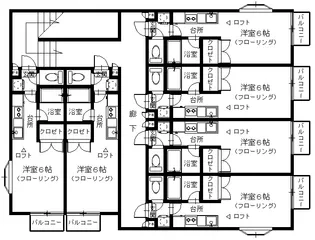 プロスト国見野【1階】の間取り