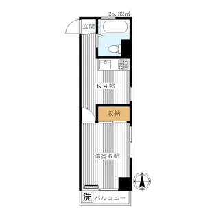 アビタ新大塚【4階】の間取り