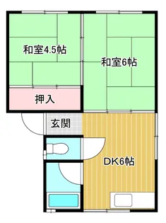 コーポ旭日ヶ丘【2階】の間取り