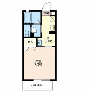 ヴィラスリーゼ【2階】の間取り