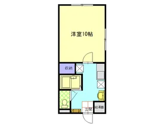 プランタン二日市【2階】の間取り