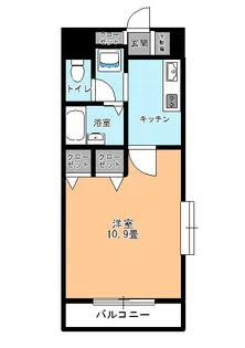 第5三幸マンション【1階】の間取り