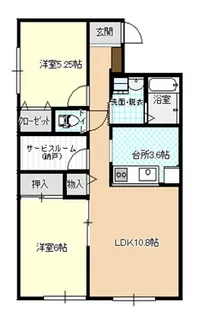 センチュリー21【2階】の間取り