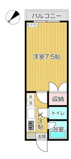 メゾンミナミ【2階】の間取り