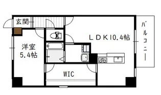 Ko Olina Ukinojo(コオリナ浮之城)【7階】の間取り