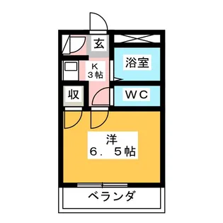 スペーシア追進 A【2階】の間取り