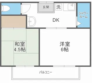 大阪府茨木市丑寅1【マンション】の間取り