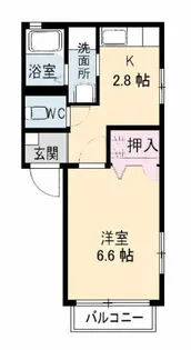 コンフォートS I棟【2階】の間取り