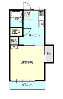 新潟県新潟市中央区東出来島【アパート】の間取り