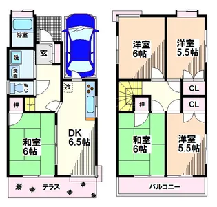 東京都国分寺市日吉町2【一戸建】の間取り