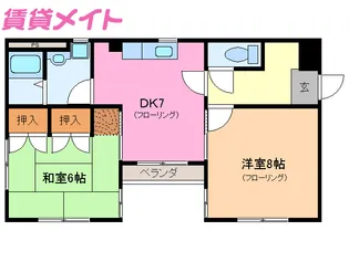 メゾンNK【3階】の間取り