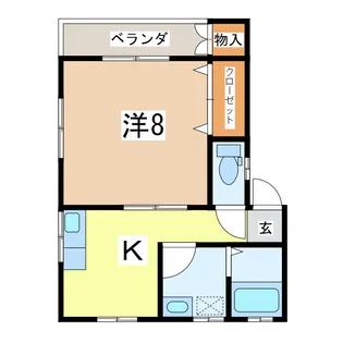 蕗コーポ【2階】の間取り