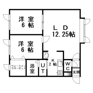 アルファハイツ【1階】の間取り