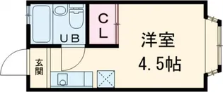 ハイツ山本【1階】の間取り