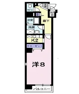 Casa Syunsui【3階】の間取り