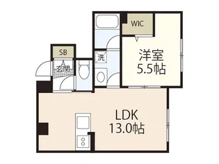 Crest Palace【1階】の間取り