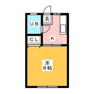 シティハイムプロキオン【1階】の間取り