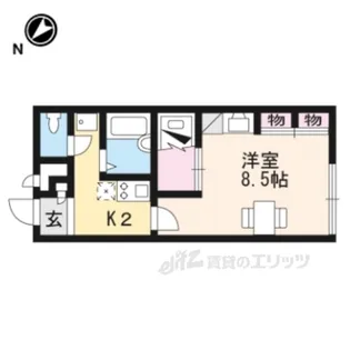 レオパレスなつみ【2階】の間取り