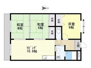 3LDKの間取り画像