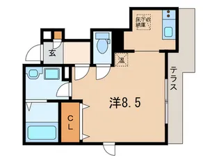 ルシェ-ル鳴尾の間取り