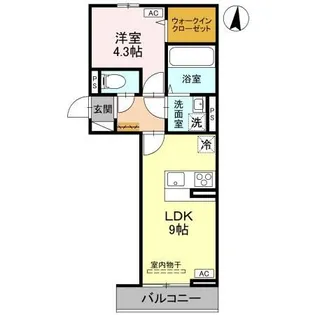 Espoir【2階】の間取り