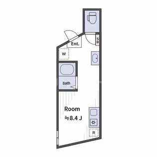 Liz西日暮里【4階】の間取り