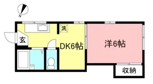 神奈川県川崎市多摩区三田1【アパート】の間取り