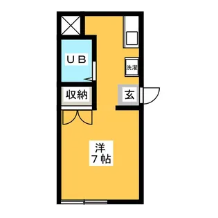 ハイツマイルド【2階】の間取り