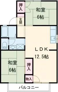 ローゼンハイムC【2階】の間取り