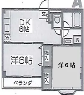 ガーデンコート浦安【3階】の間取り