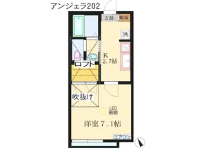 SHMアンジェラ【2階】の間取り