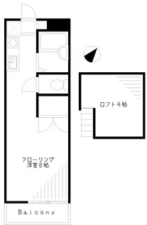 1Rの間取り画像