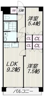 メゾン富士見台【3階】の間取り