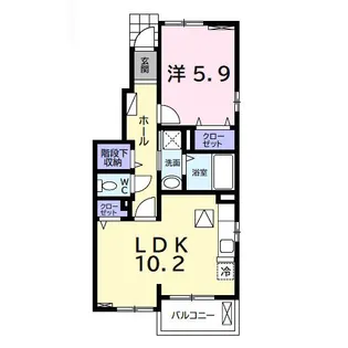ウィステリア【1階】の間取り