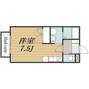 千葉県千葉市美浜区高浜1【アパート】の間取り