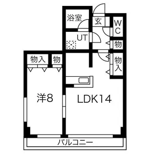 サン=テグジュビル【5階】の間取り
